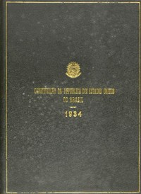 Capa da Constituição Brasileira de 1934