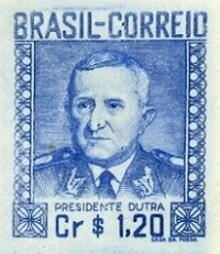 Selo em homenagem ao Presidente Dutra
