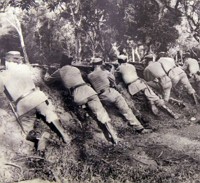Soldados do exército que participaram da Guerra do Contestado